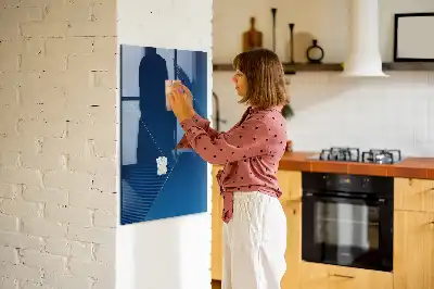 Beschreibbare Magnettafel mit dekorativem Muster