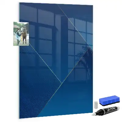 Beschreibbare Magnettafel mit dekorativem Muster