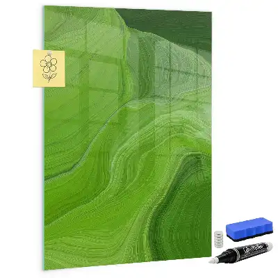 Magnettafel zum Beschreiben mit Wellen-Abstraktion