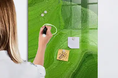 Magnettafel zum Beschreiben mit Wellen-Abstraktion