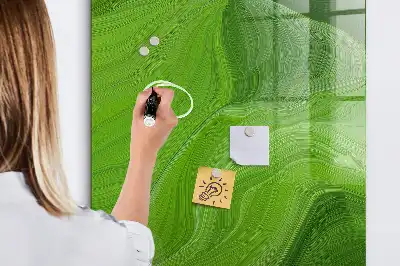 Magnettafel zum Beschreiben mit Wellen-Abstraktion