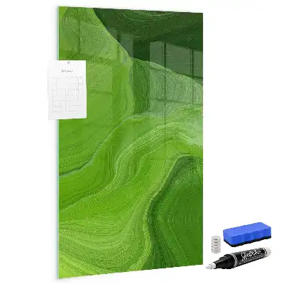 Magnettafel zum Beschreiben mit Wellen-Abstraktion