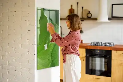 Magnettafel zum Beschreiben mit Wellen-Abstraktion