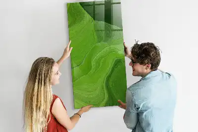 Magnettafel zum Beschreiben mit Wellen-Abstraktion