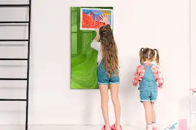 Magnettafel zum Beschreiben mit Wellen-Abstraktion