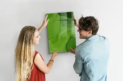 Magnettafel zum Beschreiben mit Wellen-Abstraktion
