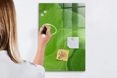 Magnettafel zum Beschreiben mit Wellen-Abstraktion