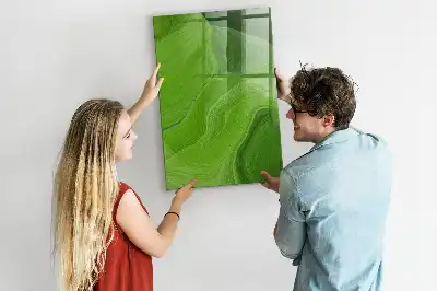 Magnettafel zum Beschreiben mit Wellen-Abstraktion