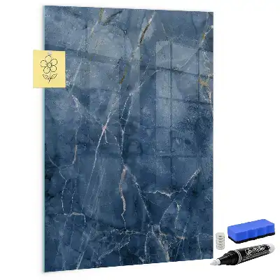 Beschreibbare Magnettafel in Dekor-Marmor-Optik