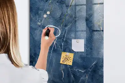 Beschreibbare Magnettafel in Dekor-Marmor-Optik