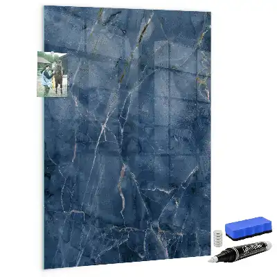 Beschreibbare Magnettafel in Dekor-Marmor-Optik