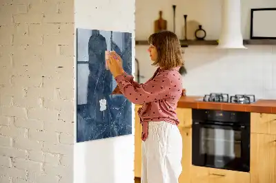 Beschreibbare Magnettafel in Dekor-Marmor-Optik