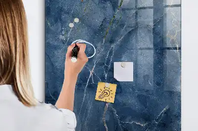 Beschreibbare Magnettafel in Dekor-Marmor-Optik