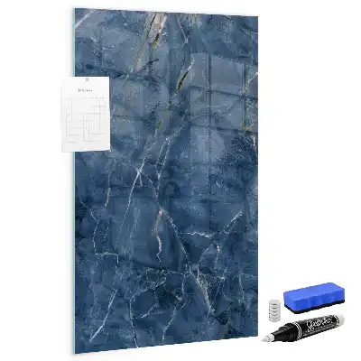 Beschreibbare Magnettafel in Dekor-Marmor-Optik