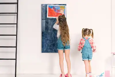 Beschreibbare Magnettafel in Dekor-Marmor-Optik