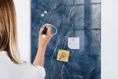 Beschreibbare Magnettafel in Dekor-Marmor-Optik