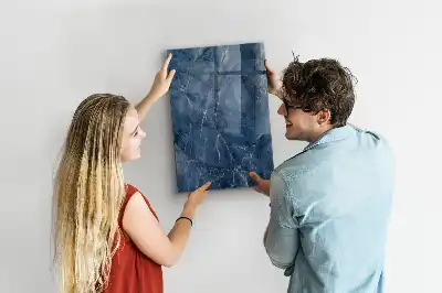 Beschreibbare Magnettafel in Dekor-Marmor-Optik