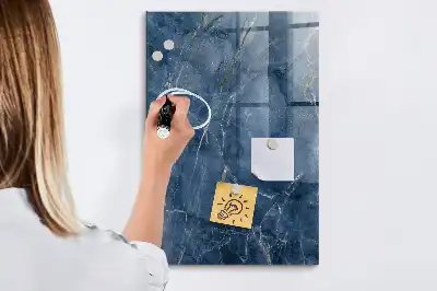 Beschreibbare Magnettafel in Dekor-Marmor-Optik