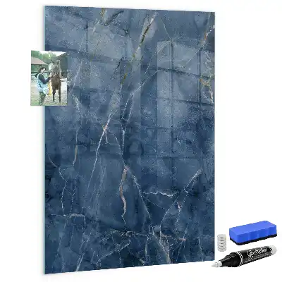 Beschreibbare Magnettafel in Dekor-Marmor-Optik