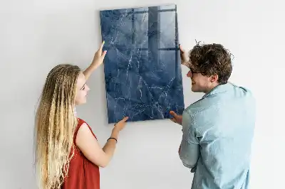 Beschreibbare Magnettafel in Dekor-Marmor-Optik
