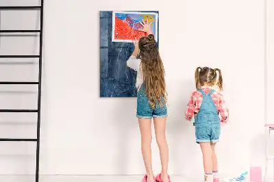 Beschreibbare Magnettafel in Dekor-Marmor-Optik