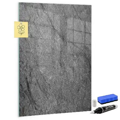 Magnettafel zum Schreiben in Felsstruktur-Optik