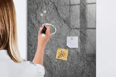 Magnettafel zum Schreiben in Felsstruktur-Optik
