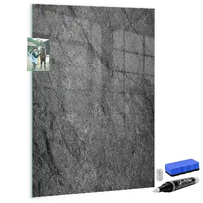 Magnettafel zum Schreiben in Felsstruktur-Optik
