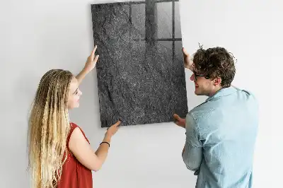Magnettafel zum Schreiben in Felsstruktur-Optik