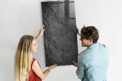 Magnettafel zum Schreiben in Felsstruktur-Optik