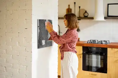 Magnettafel zum Schreiben in Felsstruktur-Optik