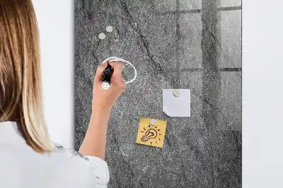 Magnettafel zum Schreiben in Felsstruktur-Optik