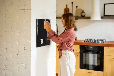Magnettafel zum Beschreiben einfarbiges Leinwandtuch