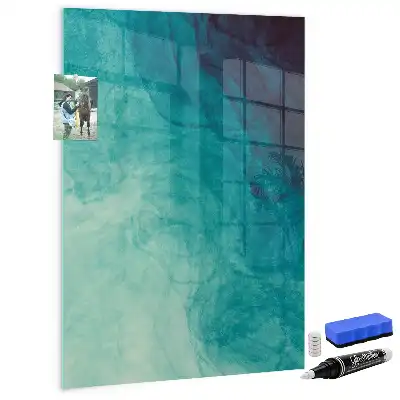 Beschreibbare Magnettafel mit Motiv Meeres-Abstraktion