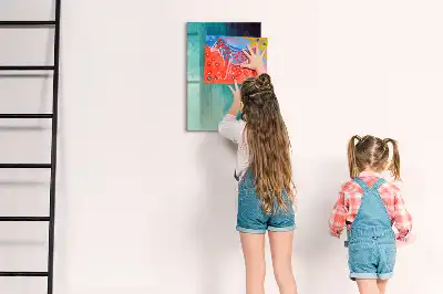 Beschreibbare Magnettafel mit Motiv Meeres-Abstraktion