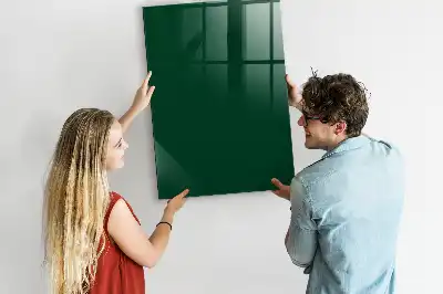 Magnettafel zum Beschriften in Flaschengrün
