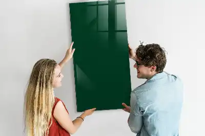 Magnettafel zum Beschriften in Flaschengrün