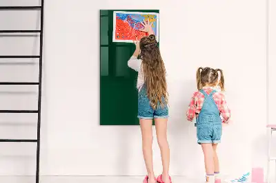 Magnettafel zum Beschriften in Flaschengrün