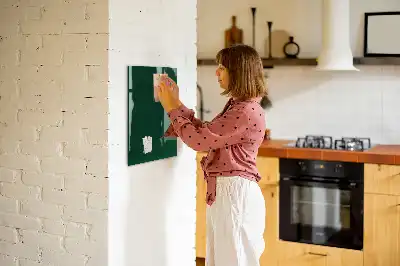 Magnettafel zum Beschriften in Flaschengrün