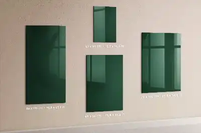 Magnettafel zum Beschriften in Flaschengrün