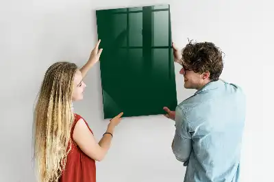 Magnettafel zum Beschriften in Flaschengrün