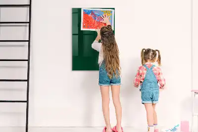 Magnettafel zum Beschriften in Flaschengrün