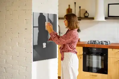 Beschreibbare Magnettafel in Grau