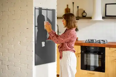 Beschreibbare Magnettafel in Grau