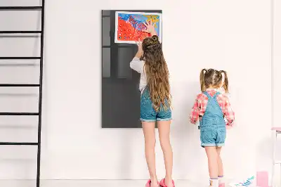 Beschreibbare Magnettafel in Grau