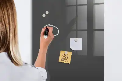 Beschreibbare Magnettafel in Grau