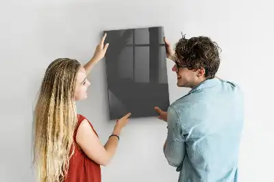 Beschreibbare Magnettafel in Grau