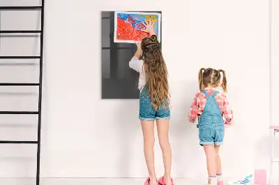 Beschreibbare Magnettafel in Grau