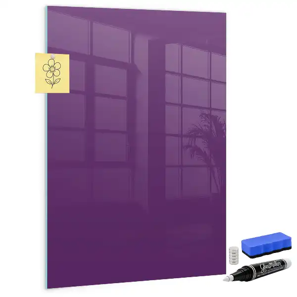 Magnettafel zum Schreiben in Violett