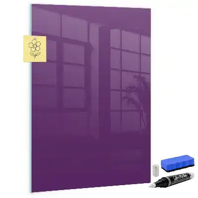 Magnettafel zum Schreiben in Violett